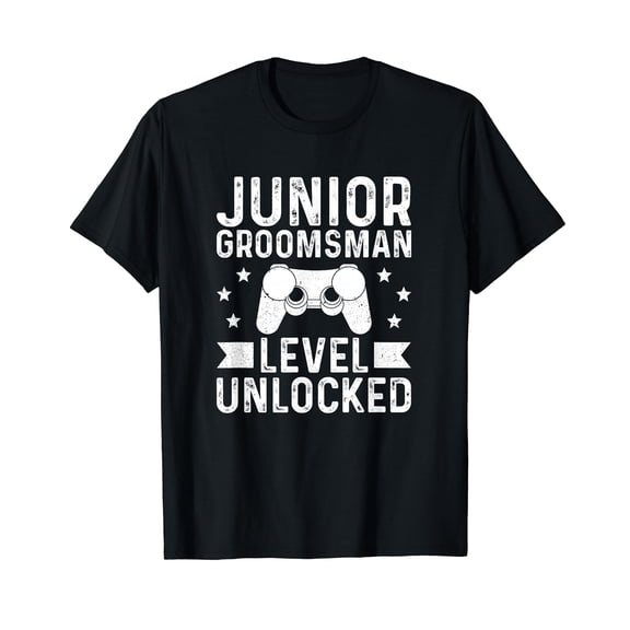 Junior Groomsman Level Unlocked Wedding Junior Groomsmen T-Shirt
