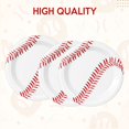 thumbnail image 4 of Platos para fiesta Fitoyplak 60 piezas 18 cm diseño de béisbol, 4 of 7