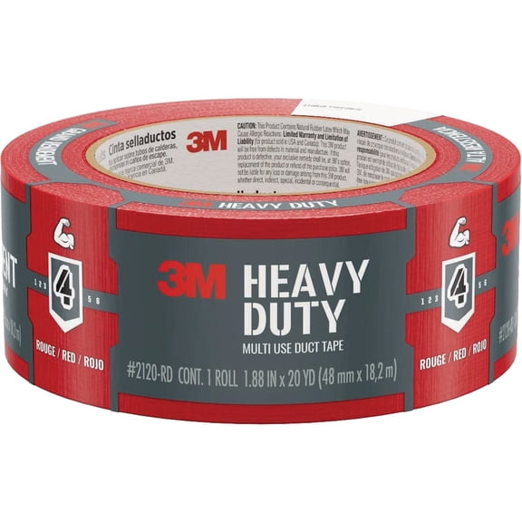 3M 1.88 In. x 20 Yd. Red Heavy Duty Duct Tape 2120-RD