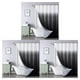 thumbnail image 5 of Cortina de ducha impermeable Inteprter PEVA 180*180 negro, 5 of 5