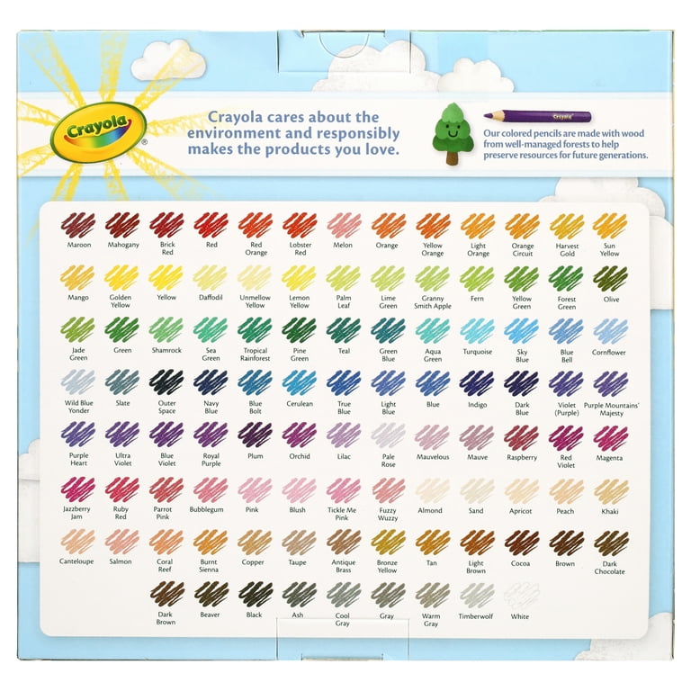 CRAYOLA – 100 Matite Colorate / 100ct Colored Pencils – Giochi e Prodotti  per l'Età Evolutiva