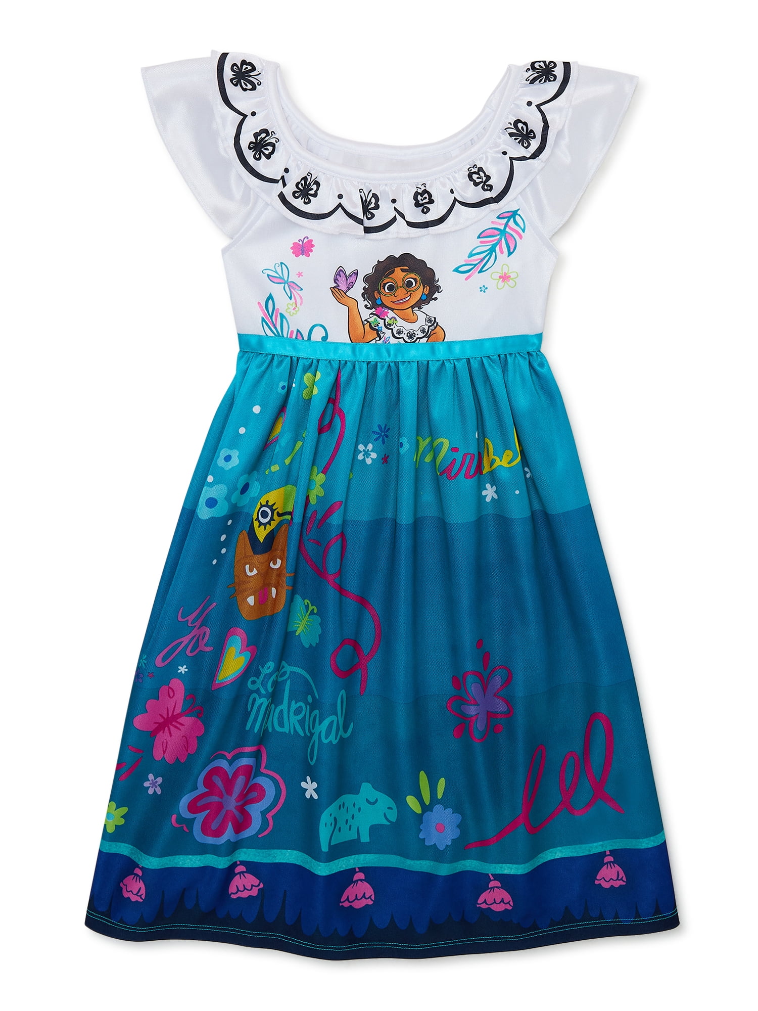 Disney Encanto Toddler Girls Fantasy Nightgown, Sizes 2T-5T
