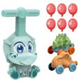 thumbnail image 1 of Dinosaur Balloon Powered Car Set Creative Power Balloon Car Toy Balloon Racer, 1 of 10
