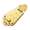thumbnail image 1 of 6 String Guitar Metal Tailpiece with Screws for Jazz Electric Guitar Musical Instrument Parts Golden, 1 of 6