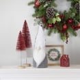 thumbnail image 2 of Northlight Standing Christmas Gnome with Flip Sequin Hat - 14" - Silver and Gray, 2 of 7