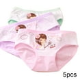 thumbnail image 2 of Esaierr Girls Breathable Cartoon Boxers Briefs Comfty Pure Panties Underwear 5PCS Soft Cotton Undies Underwear Shorts, 2 of 8