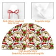 thumbnail image 4 of Sikiie Christmas Hat bear 30-48 inches {designName} Print Christmas Tree Skirt Snowman Xmas Tree Skirt with Edge Christmas Decorations for Holiday Party-36", 4 of 7