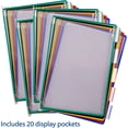 thumbnail image 4 of Tarifold Desktop Reference and Display System 20 Display Pockets Assorted Colors (D292), 4 of 6