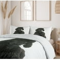 thumbnail image 6 of Ambesonne Poodle Duvet Cover Sets, Fluffy Purebred Animal Love, 2-King, Dark Grey White, 6 of 7
