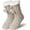 Beige, variant on Eyean Womens Fuzzy Slipper Socks Winter Non Slip Thermal Fluffy Soft Fleece Lining Warm Home Grippers Socks