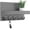 Gray, variant on Key Holder for Wall, Decorative Key and Mail Holder with Shelf Has Large Hooks for Bags, Coats, Umbrella – Paulownia Wood Key Hanger with Mounting Hardware