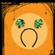 thumbnail image 5 of Diadema luminosa de Halloween | Diseños de globos oculares de esqueleto brillante de murciélagos de calavera de calabaza fantasma | Accesorio para el cabello de fiesta iluminado | Plástico negro |, 5 of 5