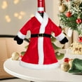 thumbnail image 4 of Christmas Wine Bottle Cover, Christmas Wine Bottle Cover Dress Clothes Set ,Handmade Wine Bottle Decorative Covers ,Wine Bottle Gift for Christmas Decorations Xmas Party Dinner Holiday Table Decor, 4 of 6