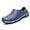 Navy Blue, variant on Mens Garden Clogs Shoes Outdoor Breathable Slip on Soft Rubber Sandals Beach EVA Water Shoes