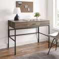 thumbnail image 2 of Bureau d'Ordinateur avec Support pour Tablette en Gris, 2 of 5