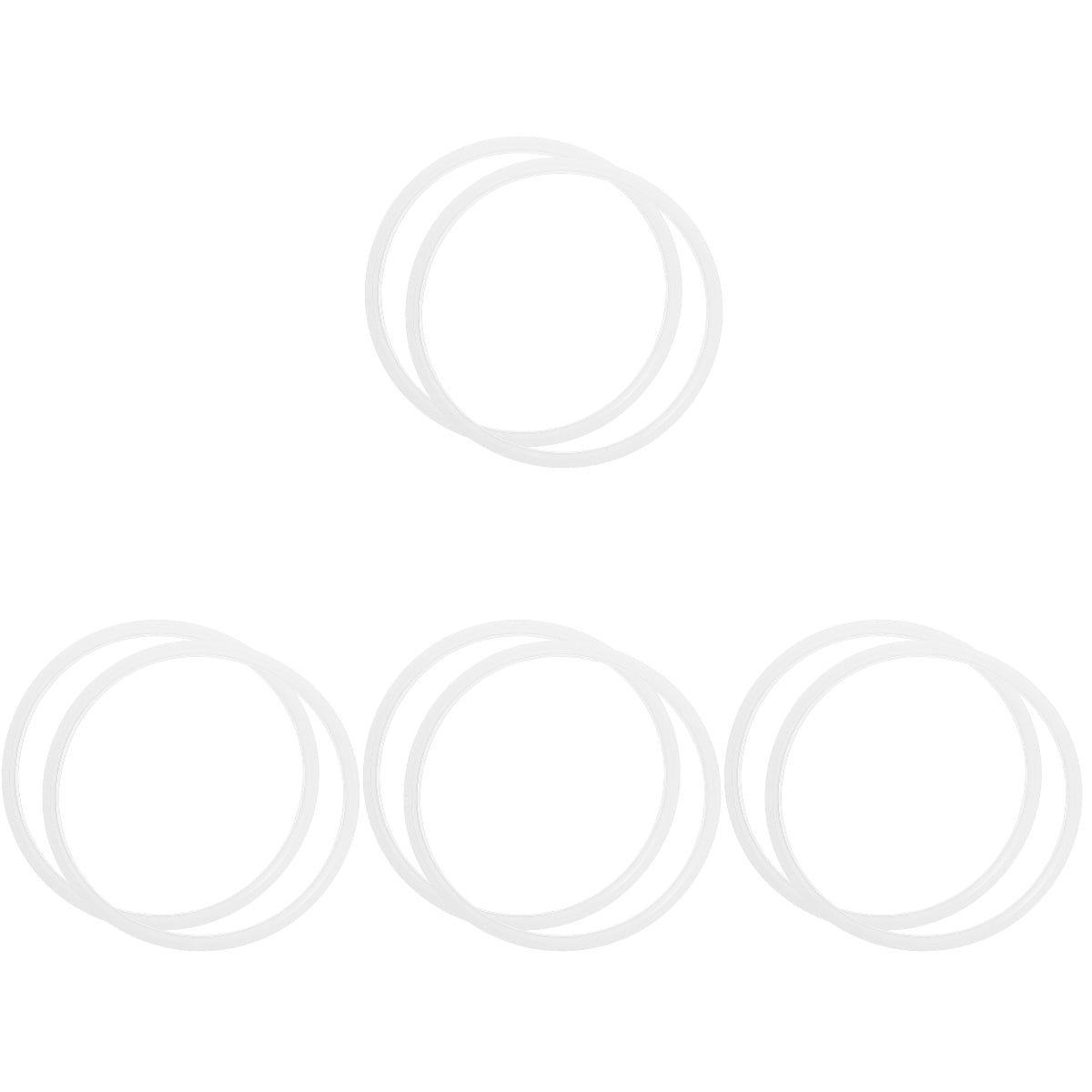 NUOLUX Silicone Pot Ring 8Pcs for Pressure Cooker Easy to Clean