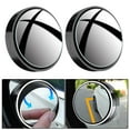 thumbnail image 1 of Espejo para coche de 2 piezas, uso , , de instalar, gran , , , rotación de 360 degree, negro Yotijar Espejo de punto ciego del coche, 1 of 7