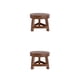 thumbnail image 4 of Speravity Taburetes bajos de madera, banco pequeño, soporte para plantas, soporte para maceta de interior y exterior, estante moderno para Como se muestra 2piezas, 4 of 4