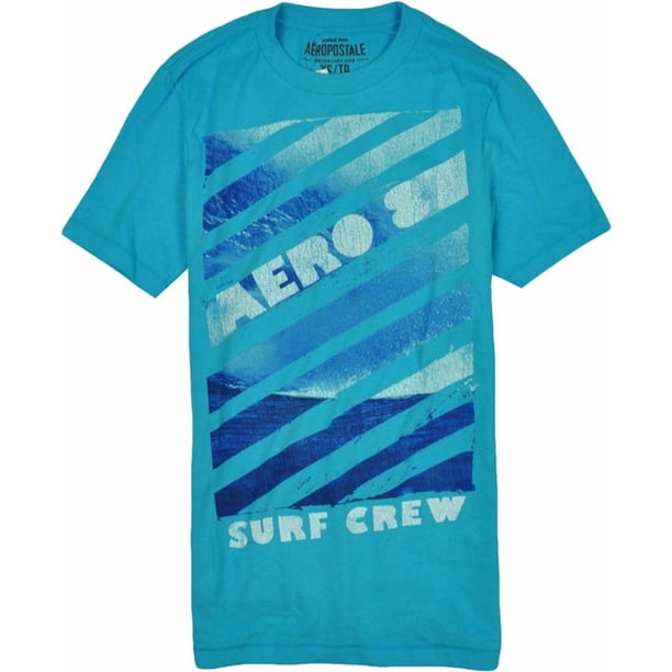 Aeropostale - Camiseta gráfica para hombre, color azul, XX-Large