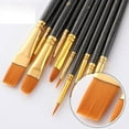 thumbnail image 4 of 10 Pcs Brosses à Cheveux en Nylon Multifonctionnelles Noires, 4 of 5