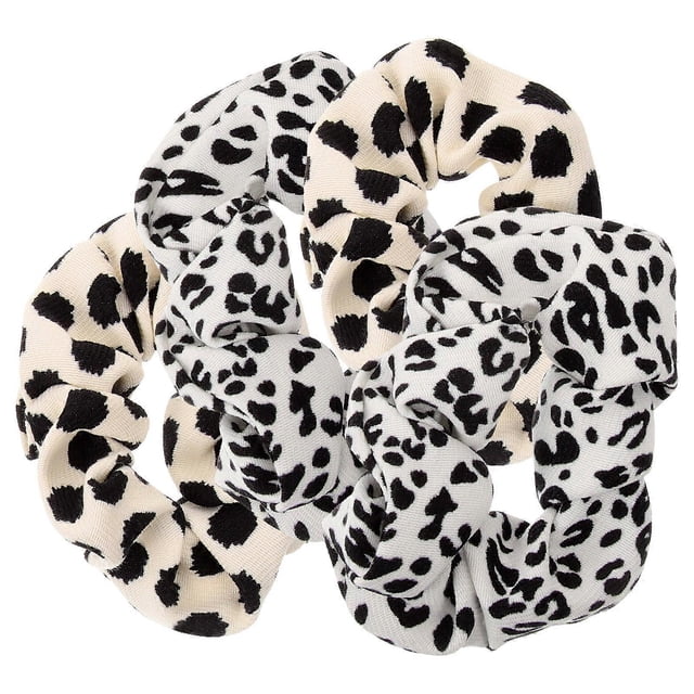 Hair Ties For Women Elastic Hair Scrunchies Simple And Elegant Circular Shape 9.00X9.00X3.50cm 4Pcs