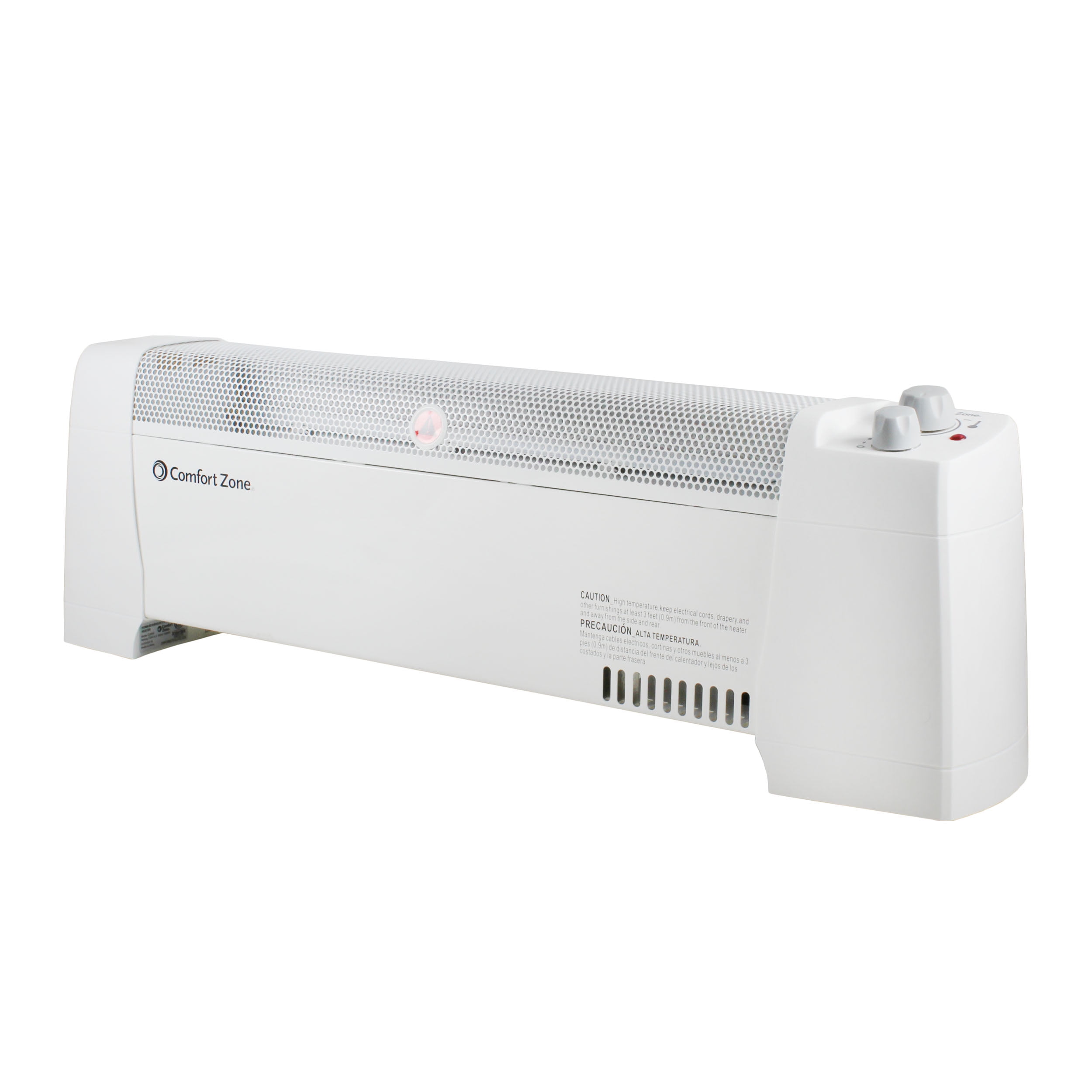 Comfort Zone 1500 Watt Baseboard Convection Space Heater with Digital Thermostats Comfort Zone 1500 Watt Baseboard Convection Space Heater with Digital Thermostats