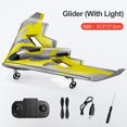 thumbnail image 1 of Juguetes duraderos Hugo Avión RC telemando 2.4G luz amarilla, 1 of 8