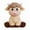 Style;Yak light brown, variant on Farm Animal Cake Topper Lamb Ponies Piglet Chicken Duck Figure for Kids' Birthday Cake Party Decoration