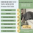 thumbnail image 5 of Dish Cloths for Washing Dishes 4pk | No-Smell Dish Rags with Non-Scratch Wire Scrubber Side for Kitchen Cleaning | Grime-Fighting Bamboo-Charcoal Microfiber 2-Sided Dishrags by Gracie West, 5 of 9