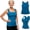 Blue, variant on LMSOBT Tank Tops With Built In Bras Comfort Support Sewn In Bra Tank Tops for Women Plus Size Shelf Bra Tanktop for Senior