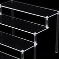 thumbnail image 3 of maskred Contemporary Acrylic Display Riser Stand Fashionable Perfume Cosmetics Holder for Decoration Clear 29.5x34.5x20cm 1Set, 3 of 6
