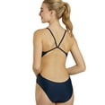 thumbnail image 6 of Sporti Active Solid Zip Front Long Sleeve One Piece Swimsuit, High Cut, Unpadded (Women’s), 6 of 11