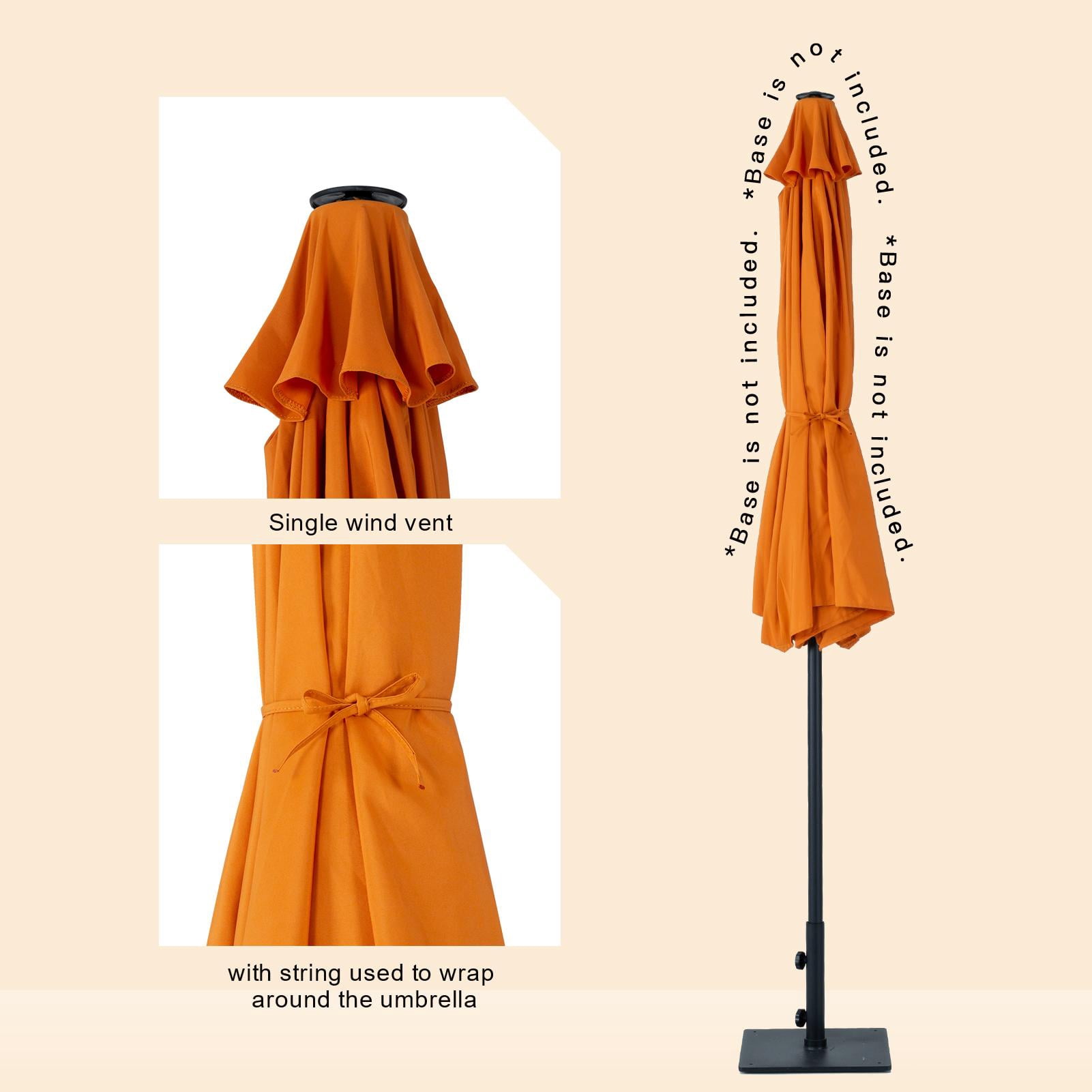 Tempera 9FT Push Botton Tilt patio umbrella