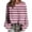 Pink, variant on Ltctricy Sweaters for Women Long Sleeve Boat Neck Striped Chunky Knit Pullover Sweater Tops Casual Loose Jumpers(White,X-Large)