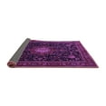 thumbnail image 2 of Ahgly Company Indoor Square Medallion Purple Traditional Area Rugs, 6' Square, 2 of 4