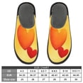 thumbnail image 5 of IAUYY Memory Foam House Slippers Suitable for Both Men and Women. Comfortable, Anti-Slip Plush Flat-Bottomed Slippers The Best Holiday Gift Heart, 5 of 9