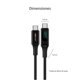 thumbnail image 5 of Cable USB-C a USB-C AceFast Trenzado con Pantalla 2m negro C6-03, 5 of 6