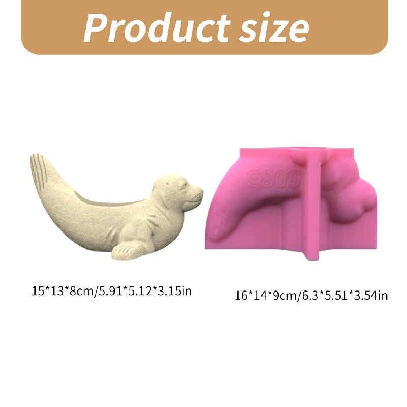 BQBQERT Flower Pots Silicone Seal Plant Cup Epoxy Resin