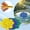 B, variant on qolami Floating Bee Island, 4 Pcs Foam Decorative Fun, Garden Butterfly Waterer for Outdoor Porch Courtyards Terraces Yard Patio Lawn Grassland Decoration