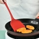 thumbnail image 5 of Espátula de Cocina, Volteador Antiadherente con Cabeza de Silicona, Resistente al Calor, Fácil de Limpiar, Utensilio de Cocina con Mango de Plástico, 33 cm x 10 cm, para Freír, Hornear, 5 of 6