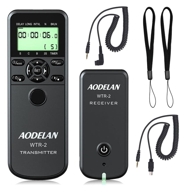 Control remoto de cámara AODELAN WTR-2 inalámbrico para Sony