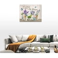 thumbnail image 4 of Farmhouse Bathroom Wall Decor Rustic Lavender Butterfly Wall Art Motivational Canvas Print Country Painting Artwork For Bathroom Kitchen Bedroom Office Ready To Hang Framed 16"x12", 4 of 6