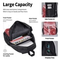thumbnail image 4 of Balery Striped Meat Mochila Escolar 3 en 1 para Niños - Mochila Resistente con Lonchera Térmica y Estuche - Mochila Escolar para Niños y Niñas, 4 of 7