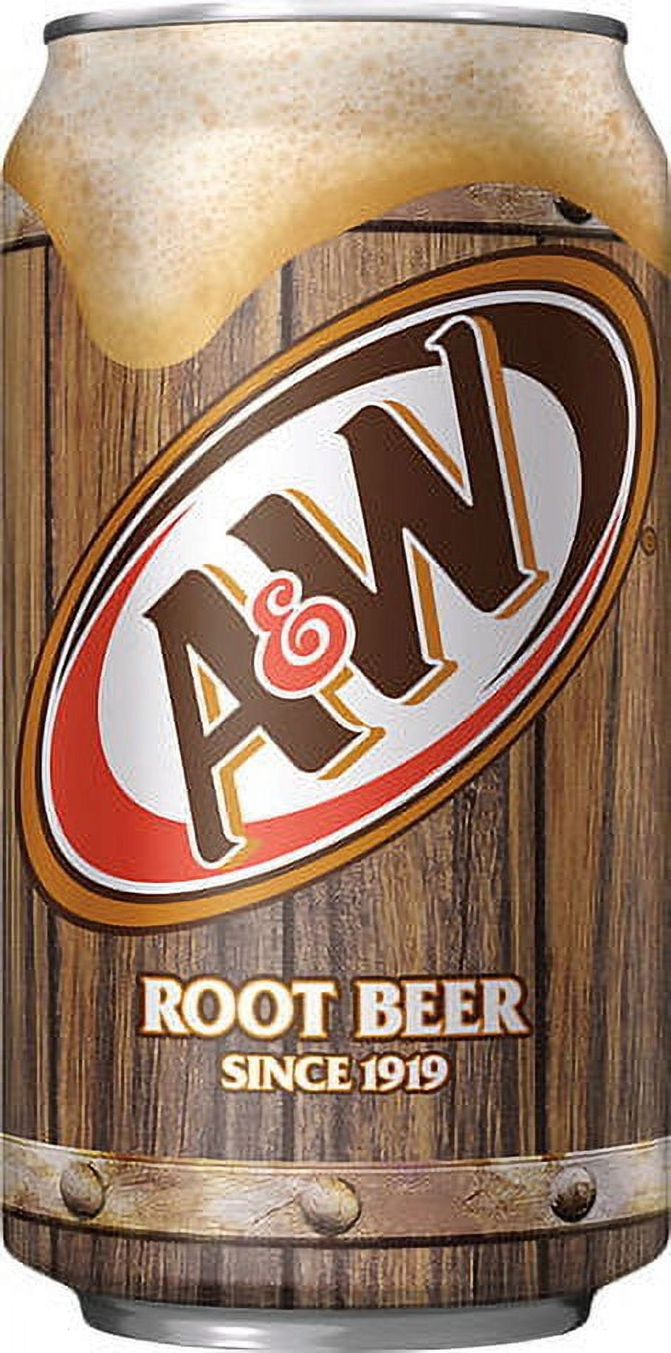 A&W Root Beer 8pk, 12oz Cans, Not Contain Any Alcohol