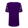 thumbnail image 5 of Giftesty Tops for Women Summer Hot Diamond Hollow Sexy Fashion Zipper Short Sleeve Tops, 5 of 7