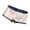 Pink, variant on rygai Men Panties U Convex Color Block Stretch Elastic Waist Mid Rise Sexy Underwear Shorts Underpants Men Clothing,Pink,M