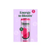 Bloom Nutrition Sparkling Energy Drink, Strawberry Watermelon, 12 fl oz Cans, 6 Pack