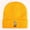 Golden Yellow, variant on Skateboarding Duck Embroidered Acrylic Knit Beanie, Unisex High Stretch Heavy Weight Winter Hat, Ideal Novelty Gift for Men & Women