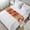 Burnt Orange, variant on Purple Coastal Bed Runner, Satin Bed Throw Runner for Queen Size Beds, Summer Beach Nautical Abstract Art Decorative Bedding Scarf for Bedroom Hotel Wedding Room Guestrooms 94"x20"