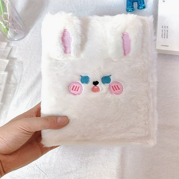 A3-Cartoon Plush Binder, Photo Card Holder, Idol Album Photocards Collect Book Kawaii Stationery Picture Albums